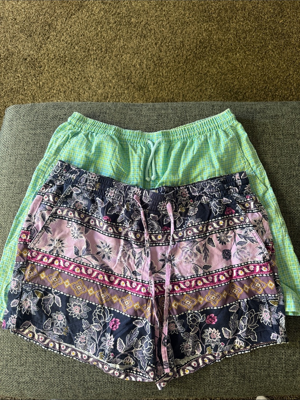 Fresh Produce + Saint John’s Bay - Bundle of 2 Tie Elastic Waist Shorts - Large